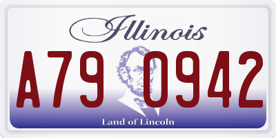 IL license plate A790942