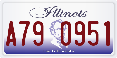 IL license plate A790951