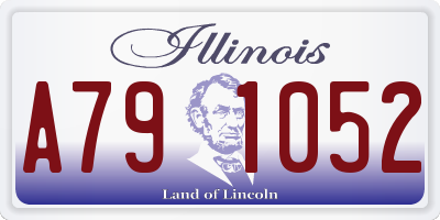 IL license plate A791052