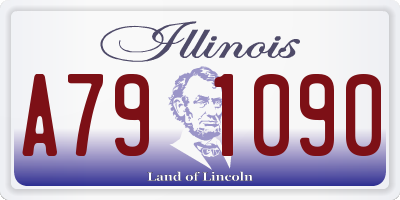 IL license plate A791090