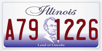 IL license plate A791226