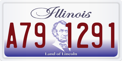 IL license plate A791291