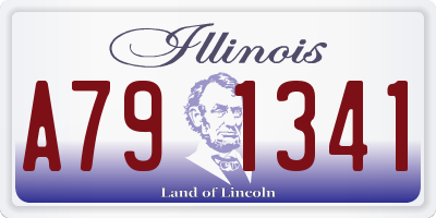 IL license plate A791341