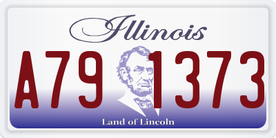 IL license plate A791373