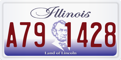 IL license plate A791428