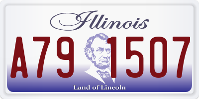 IL license plate A791507