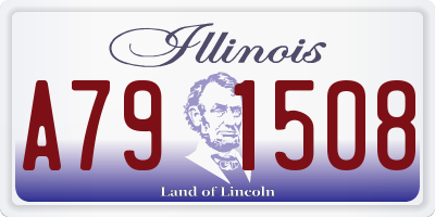 IL license plate A791508