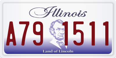 IL license plate A791511