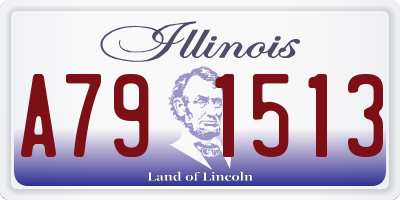 IL license plate A791513