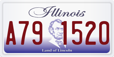 IL license plate A791520