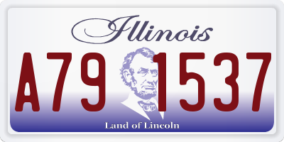 IL license plate A791537