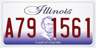 IL license plate A791561