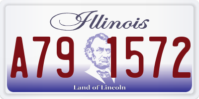 IL license plate A791572