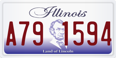IL license plate A791594