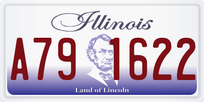 IL license plate A791622