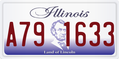 IL license plate A791633