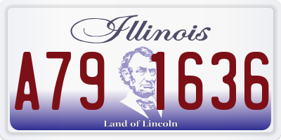 IL license plate A791636