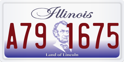 IL license plate A791675