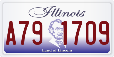 IL license plate A791709