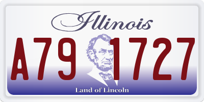 IL license plate A791727