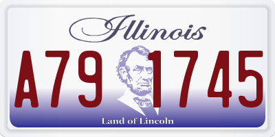 IL license plate A791745