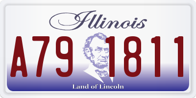 IL license plate A791811