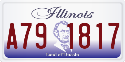 IL license plate A791817