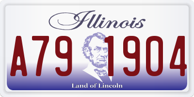 IL license plate A791904
