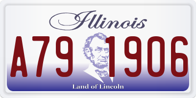 IL license plate A791906