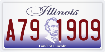 IL license plate A791909