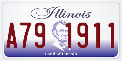 IL license plate A791911