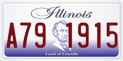 IL license plate A791915