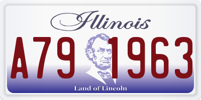 IL license plate A791963