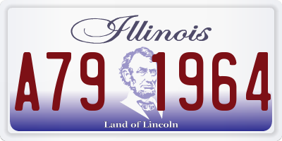 IL license plate A791964