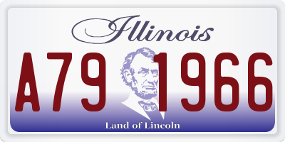 IL license plate A791966