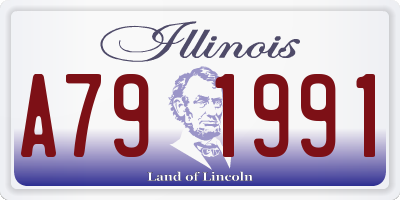 IL license plate A791991