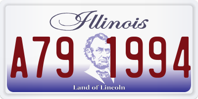 IL license plate A791994