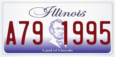 IL license plate A791995