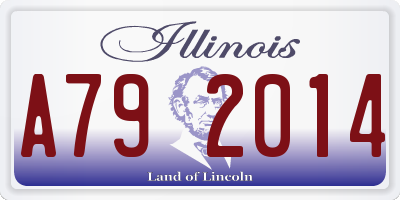 IL license plate A792014