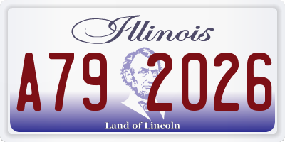 IL license plate A792026