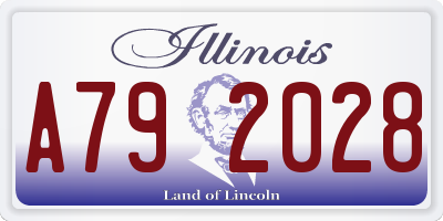 IL license plate A792028