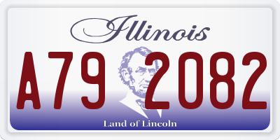 IL license plate A792082