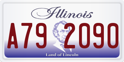 IL license plate A792090