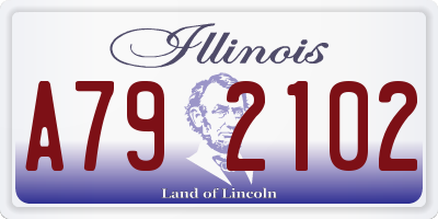 IL license plate A792102