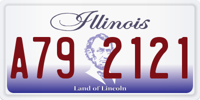 IL license plate A792121