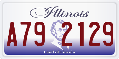 IL license plate A792129
