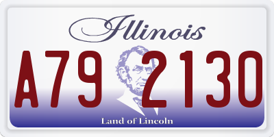 IL license plate A792130