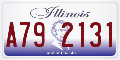 IL license plate A792131