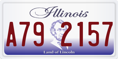 IL license plate A792157
