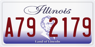 IL license plate A792179
